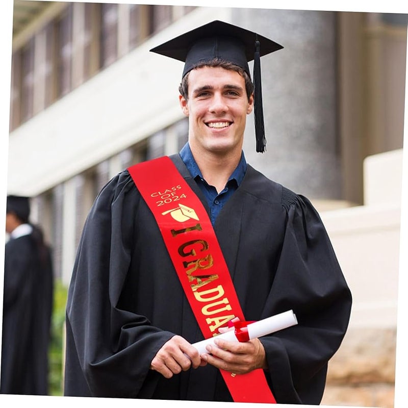 Satin Graduation Sash for Class of Elegant Celebratory Accessory Comfortable Fit - Image 5